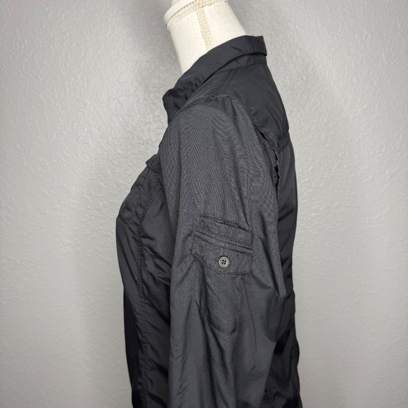 Columbia Women's sportswear Black XS button closure -cp - Picture 8 of 9